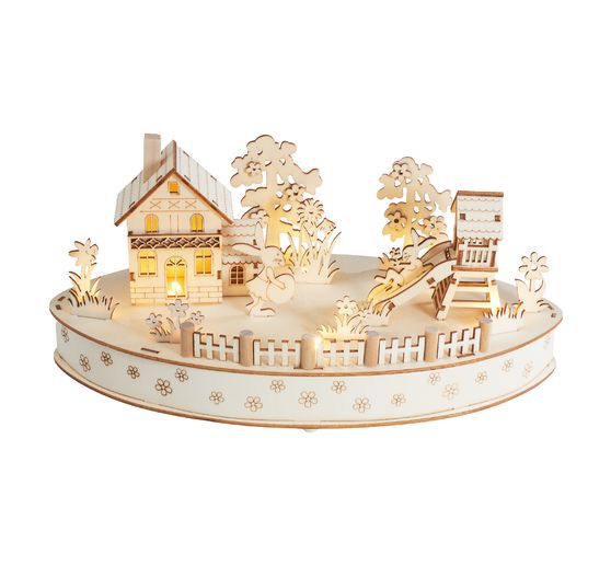 VBS Wooden building kit "Rabit village" with LED
