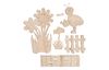 VBS Wooden building kit "Spring on the garden fence"