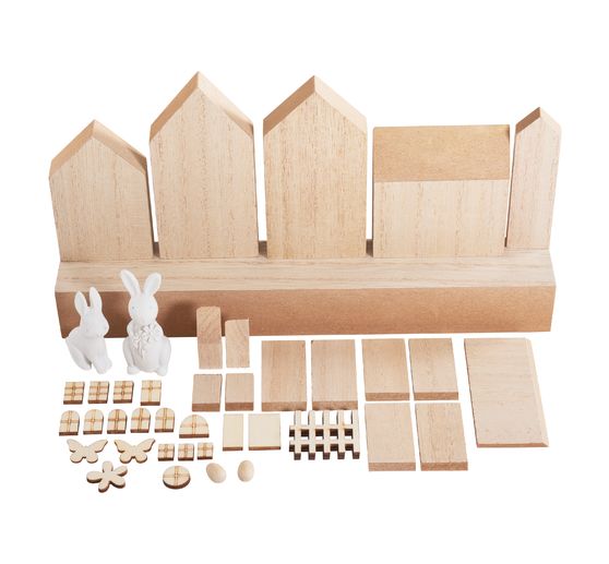VBS Holz-Bausatz "Häuserreihe"