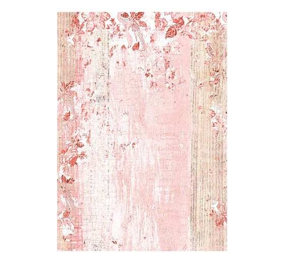 Motif straw silk backgrounds "Roseland"