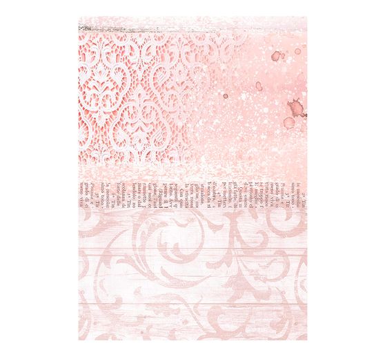 Motif straw silk backgrounds "Roseland"