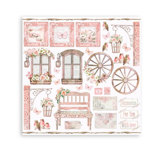 Scrapbook-Block "Roseland"
