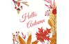 Serviette "Hello Autumn"