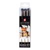 Sakura Pigma Micron "Manga Collection", set of 3, Black