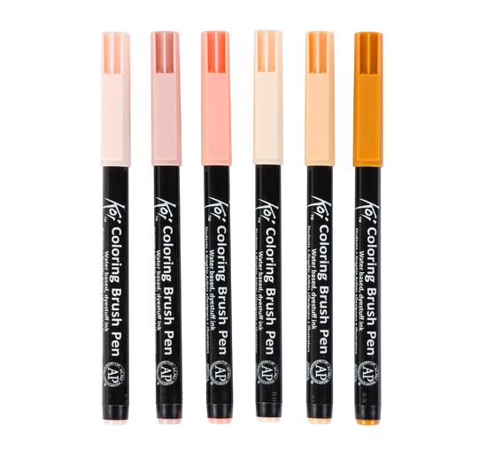 Sakura Koi Colouring Brush Pen "Manga Sammlung", 6er-Set