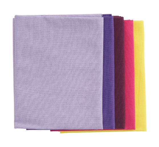 Stoffpaket Patchy Uni "Lavendel-Beere"