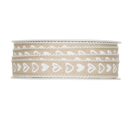 Printed ribbon "Hearts"