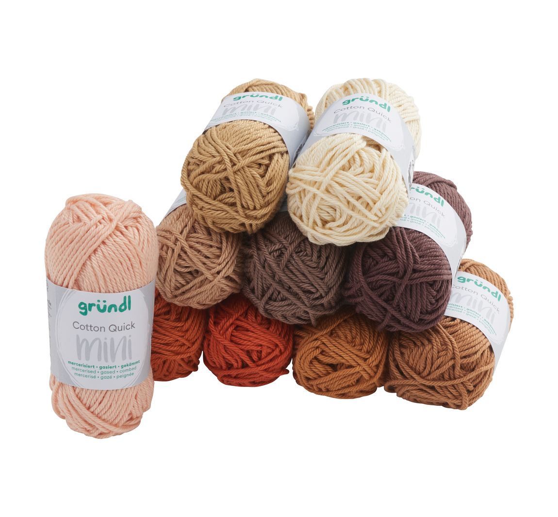 Gründl Cotton Quick Mini "Shades Of Brown"