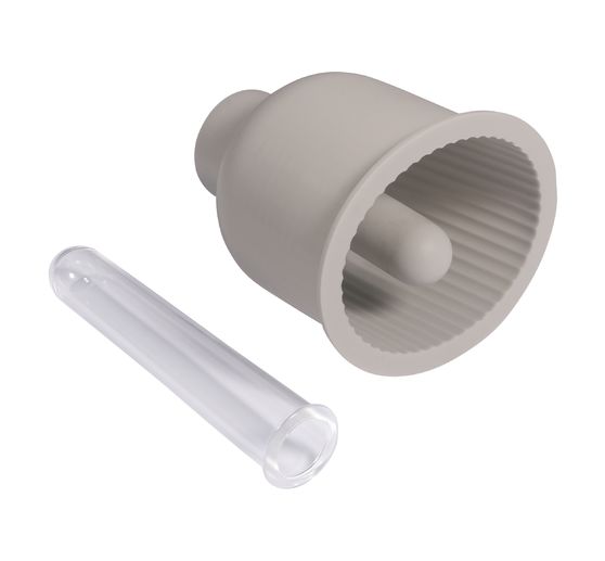 Gießform "Vase fein geriffelt"