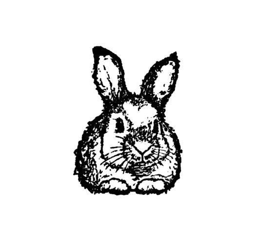 Wooden stamp "Bunny"