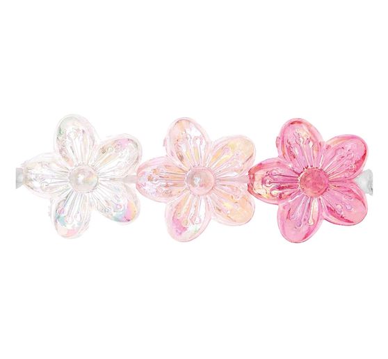 itoshii Perlen-Set "Blüten Holographisch"