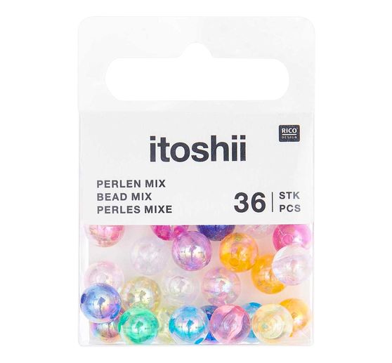 itoshii Bead set "Rainbow holographic"