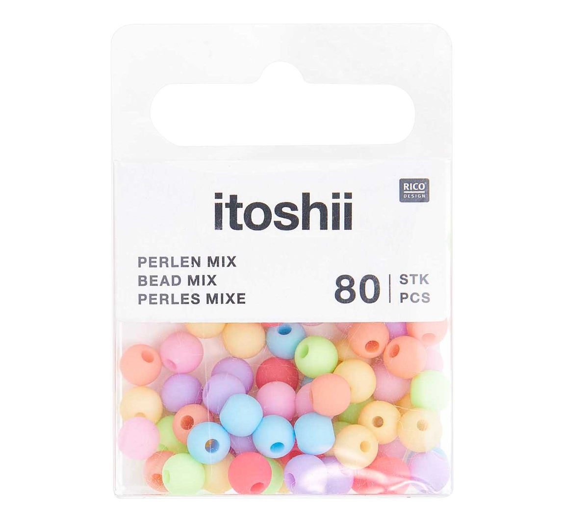 itoshii Perlen-Set "Rainbow Matt"