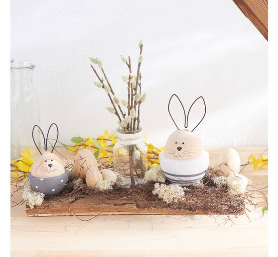 VBS Holz-Hasen "Mopsy und Flopsy"