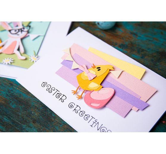 Sizzix Thinlits Stanzschablone "Bunny + Chick by Tim Holtz"