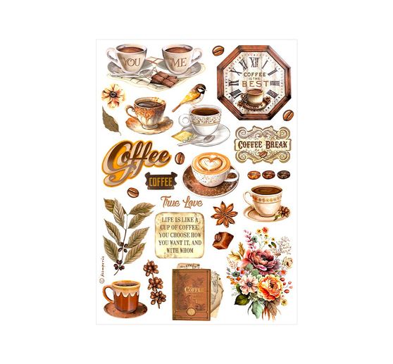 Washi Pad "Coffee and Chocolate"