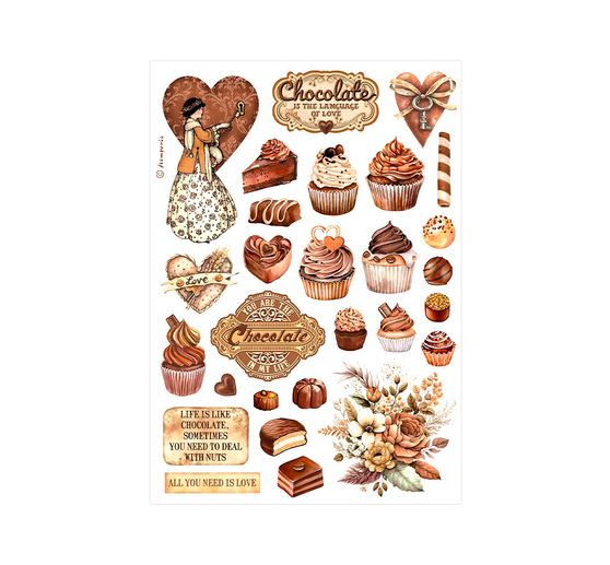 Washi Pad "Coffee and Chocolate"