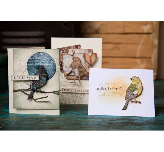 Sizzix Thinlits Stanzschablone "Lovebirds by Tim Holtz"