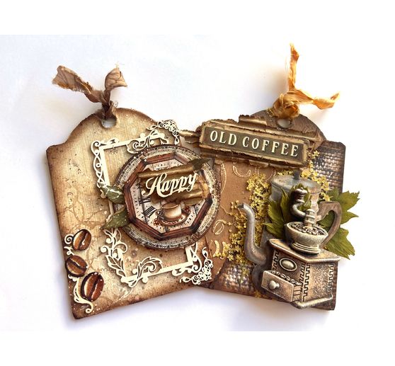 Scrapbook-Block "Coffee and Chocolate - Backgrounds"