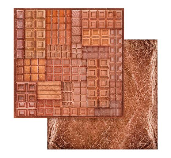Scrapbook-Block "Coffee and Chocolate - Backgrounds"