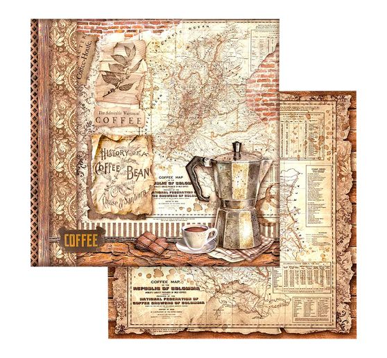 Scrapbook-Block "Coffee and Chocolate"