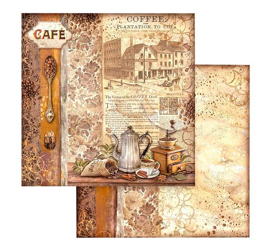 Scrapbook-Block "Coffee and Chocolate"
