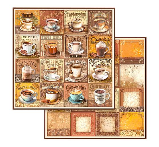 Scrapbook-Block "Coffee and Chocolate"