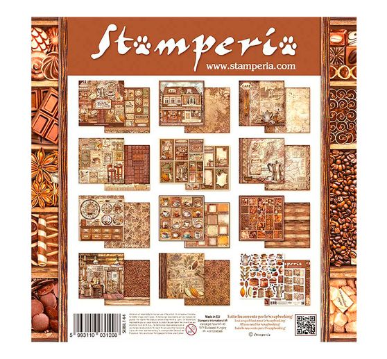 Scrapbook-Block "Coffee and Chocolate"