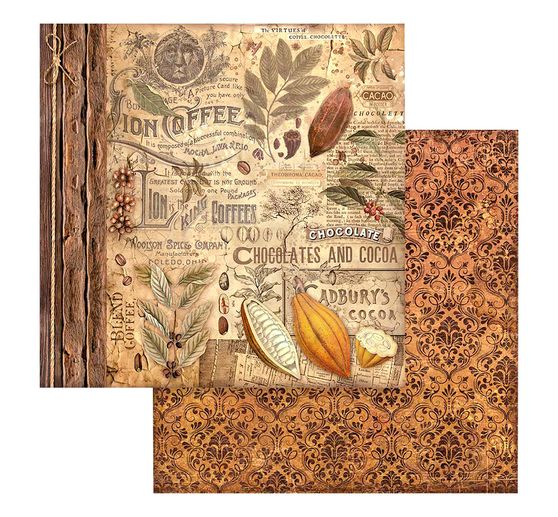 Scrapbook-Block "Coffee and Chocolate"