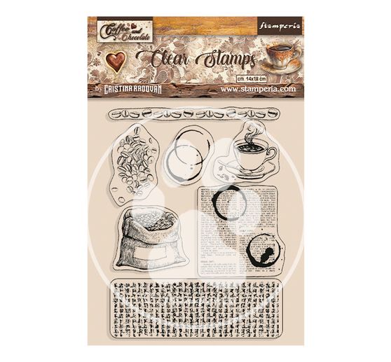 Clear-Stamps "Coffee and Chocolate"