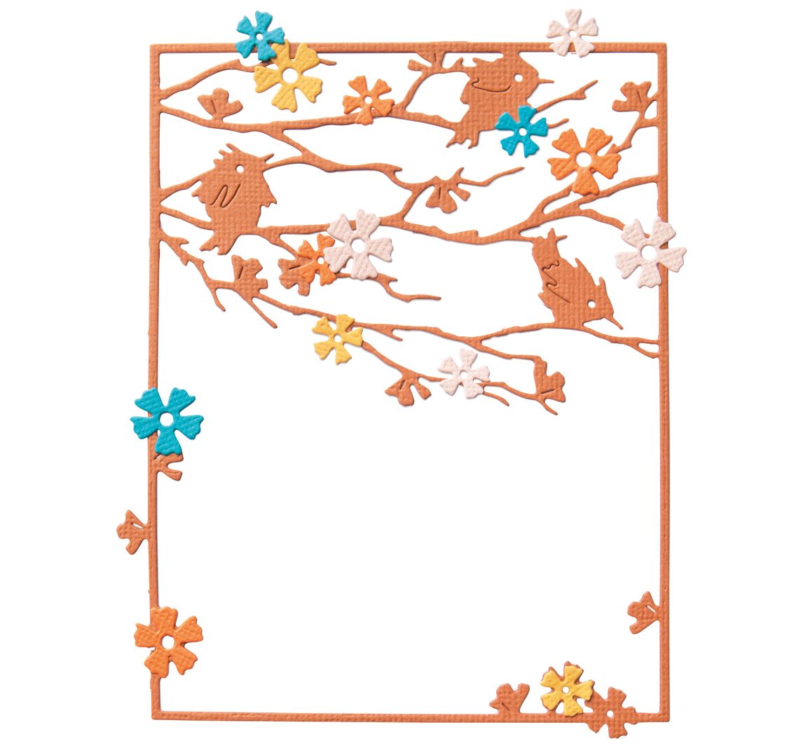 Sizzix Thinlits Stanzschablone "Woodland Cardfront"