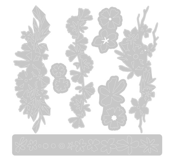Sizzix Thinlits Stanzschablone "Woodland Borders"