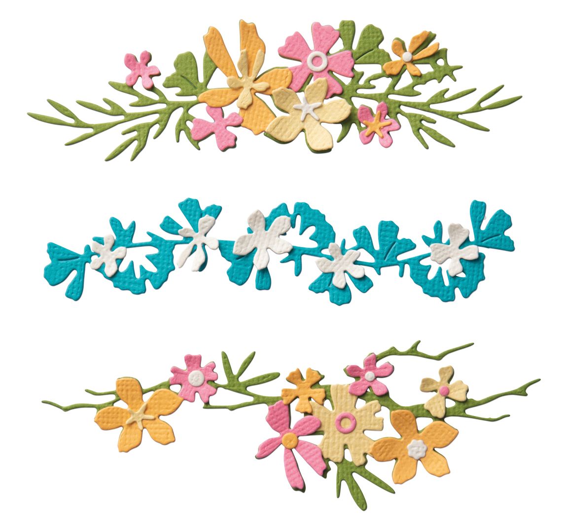 Sizzix Thinlits Stanzschablone "Woodland Borders"
