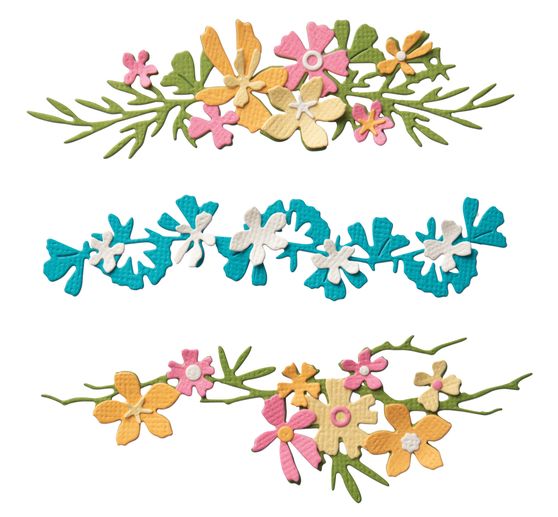 Sizzix Thinlits Stanzschablone "Woodland Borders"