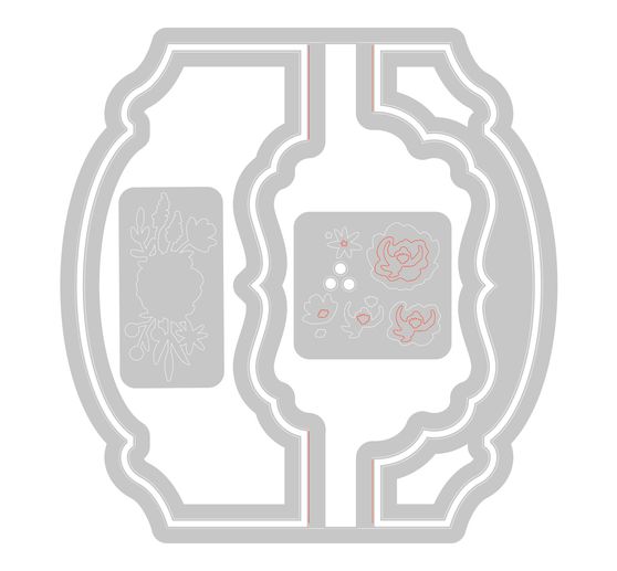 Sizzix Thinlits Punching template "Card, Label"