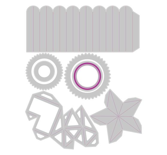 Sizzix Thinlits Stanzschablone "Rosettes by Tim Holtz"