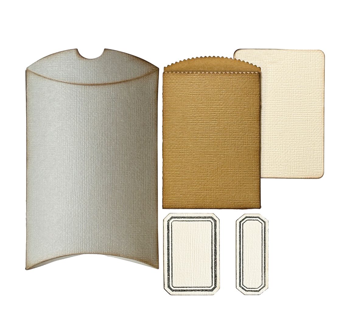 Sizzix Thinlits Stanzschablone "Pillow Box + Bag By Tim Holtz"