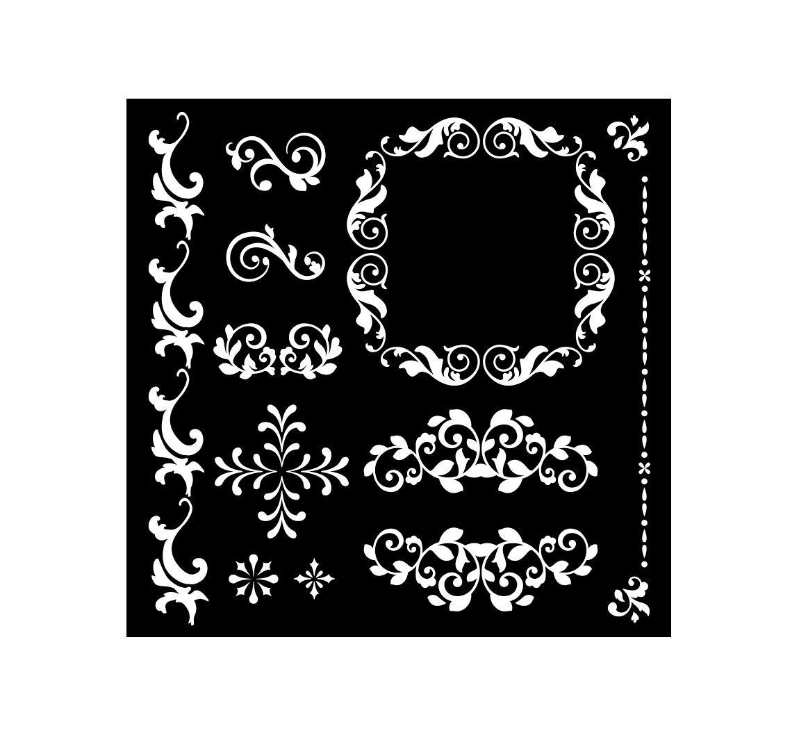Schablone "Precious - Frames"
