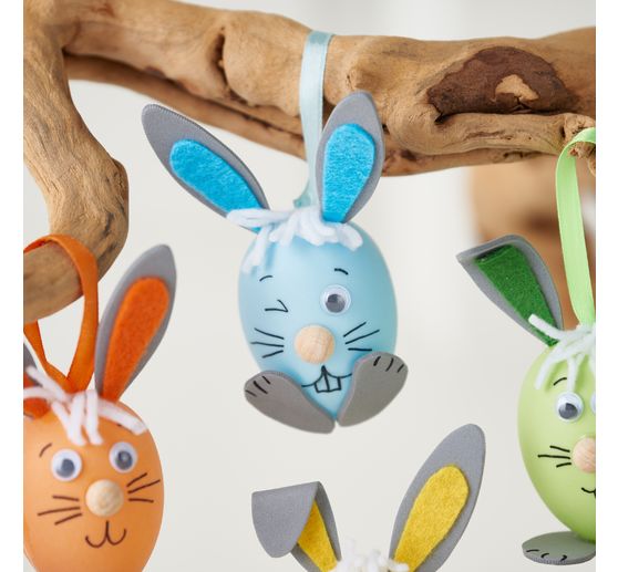 VBS Bastelset "Bunte Hasen"
