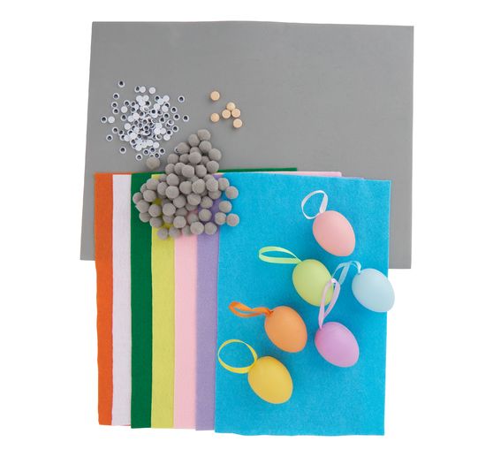 VBS Bastelset "Bunte Hasen"