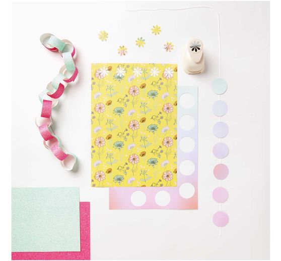 Bastelpapier-Block "Flower Power"