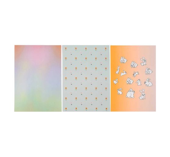 Bastelpapier-Block "Flower Power"