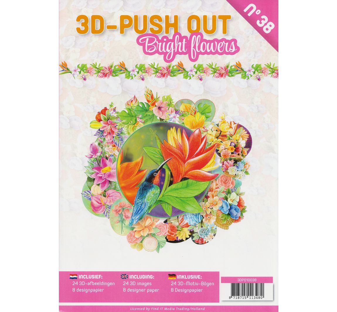 3D-Stanzbogenbuch "Urban Flowers"
