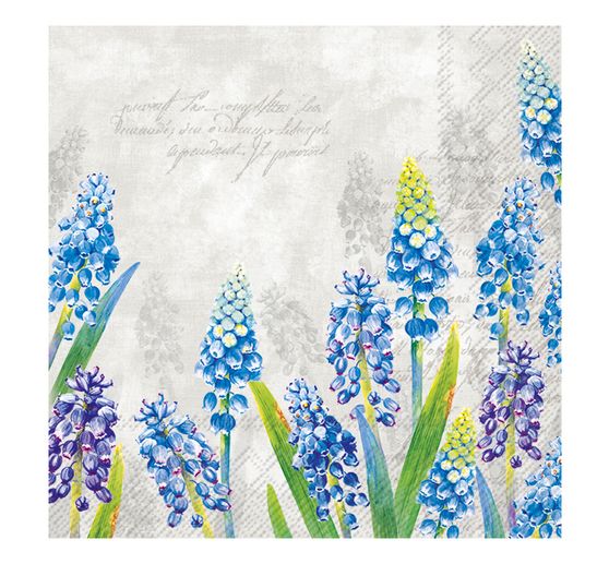 Napkin "Blue pearl hyacinth"