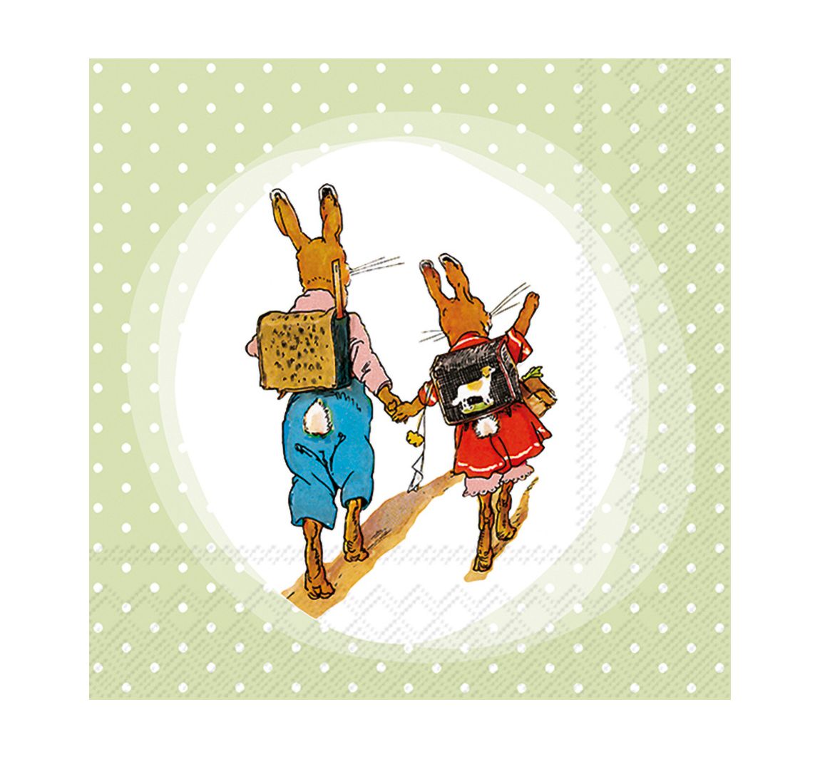 Serviette "Hans und Gretchen"