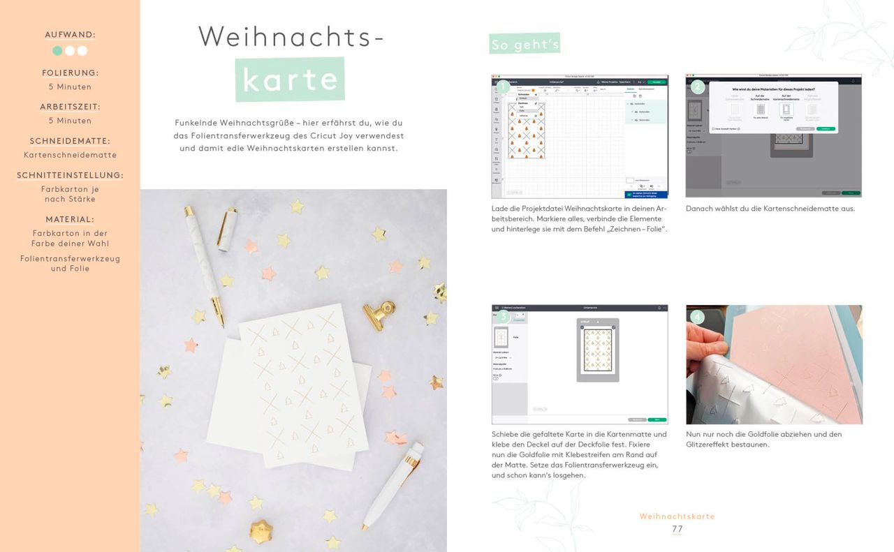 DIY-Buch Für Cricut Joy – Über 60 Vorlagen, Grundlagen Erklärt Von @machsschoen