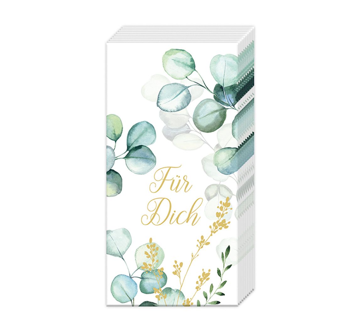 Papiertaschentücher "Für Dich"