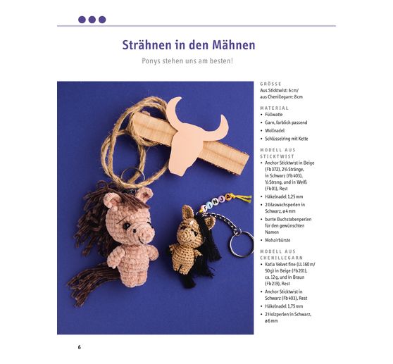 Kreativ-Set "Supersüße Häkelminis. Anleitungsbuch mit Material zum Sofort-Losleg