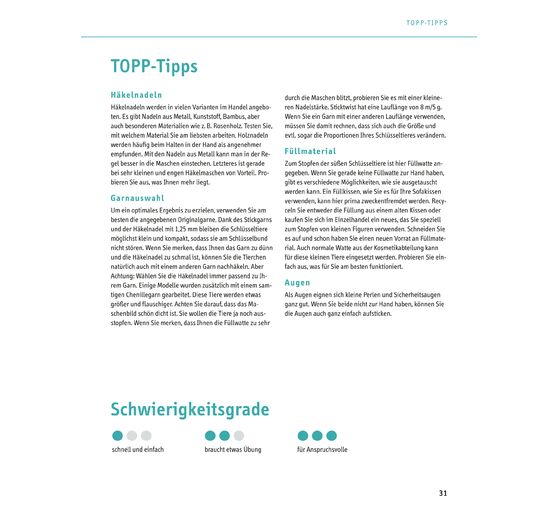 Kreativ-Set "Supersüße Häkelminis. Anleitungsbuch mit Material zum Sofort-Losleg