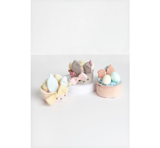 Rico Design Ricorumi Häkelset "Oster-Eierkörbchen"